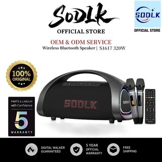 Sodlk S1617Bluetooth speaker BT5.3 wireless connection heavy bass high-end design support microphone
