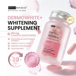 DermoWhite+ S-Acetyl Glutathione Capsules Whitening & Brightening Beauty Supplement