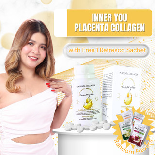 ( FREEBIE 1 Sachet Assorted Refresco ) PLACENTA COLLAGEN INNER YOU - Unveiling the Beauty within You
