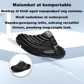 Platform Sandals for Men EVA Comfy Non-Slip Makapal na Sole for Height Boost Streetwear Slides