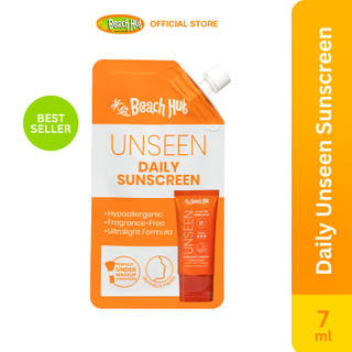 Beach Hut Daily Unseen SPF50+ Clear Face Sunscreen Sachet 7ml