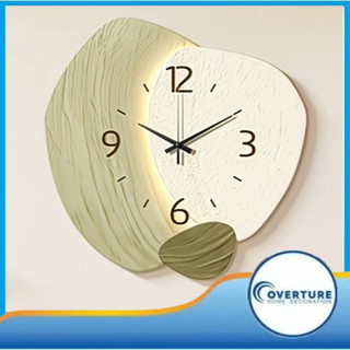 Pastel Layered Clock  Creative Living Room Bedroom Wall Clock 30cmx30cm