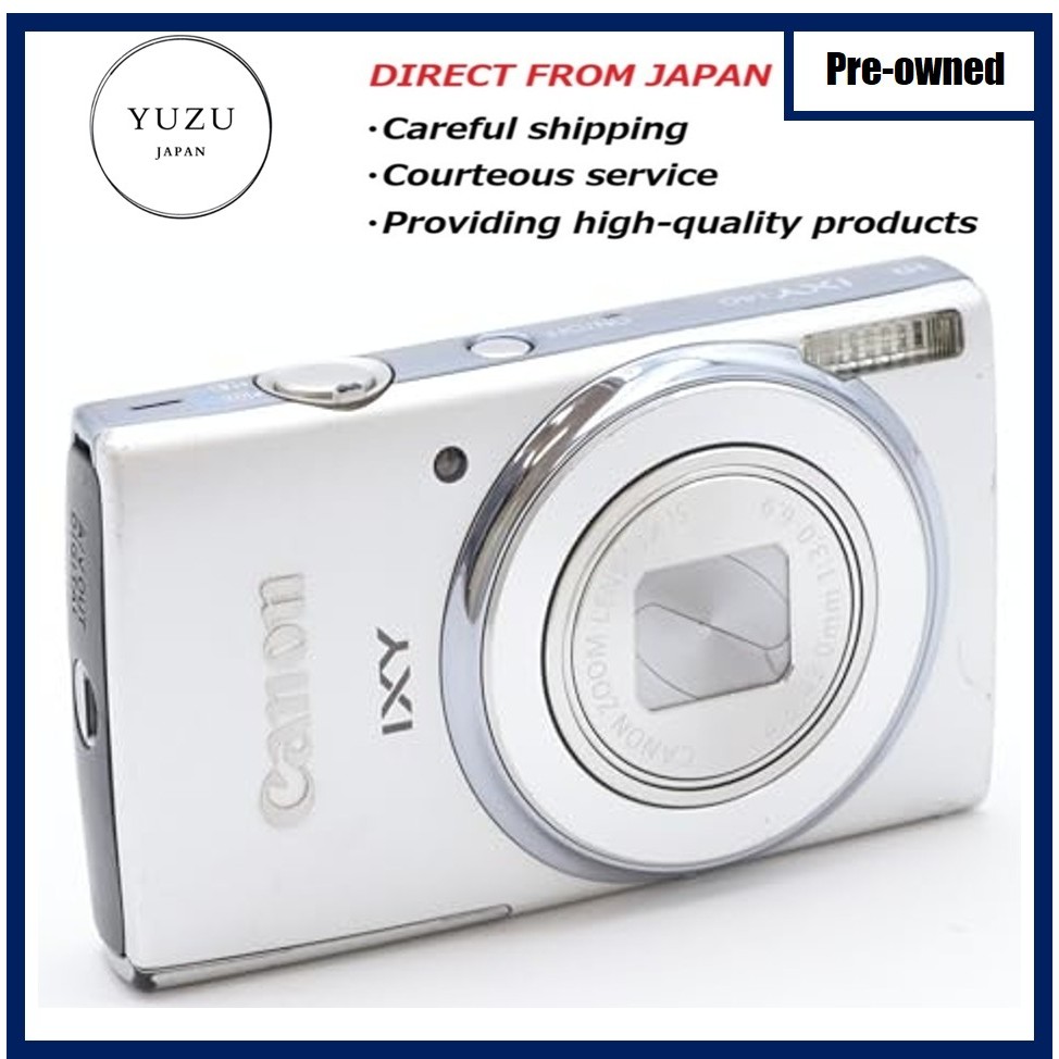 Pre-owned Product Canon IXY 140 (IXUS 155/PowerShot ELPH 150 IS equivalent) – Premium Silver 20MP Di