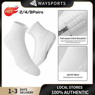 Winway 2/4/8Pairs Sweat-Absorbing Breathable Non-SlipSport Socks for Men -Tennis, Soccer, Basketball