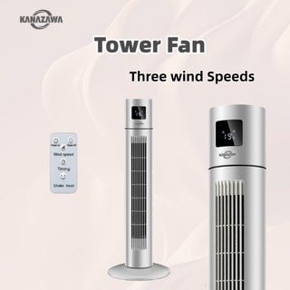 KANAZAWA Electric Tower Fan With Touch Control Remote Control Mode