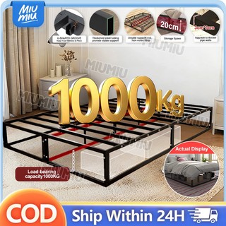 [In Stock] Royal Minimalist Iron Bed Frame Premium High Load Bearing Single/Double/Queen/King Bed