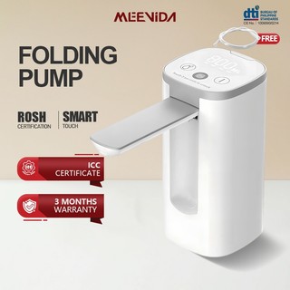 MEEVIDA Smart Touchscreen Automatic Water Dispenser Portable Foldable Rechargeable Water Pump