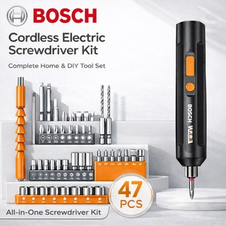 【Strong torque】 screw driver set Comes with toolbox 47PCS Professional Precision Electric Screwdriv