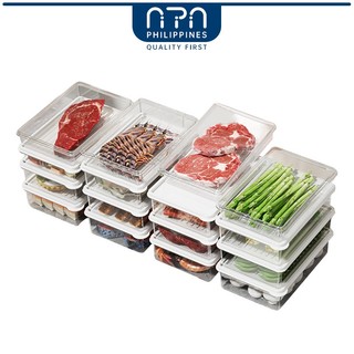 Nipiin Large Sealed Fridge Storage Box Keep Fresh For Meat Fish And Fruits Organizer