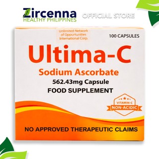 ULTIMA C CAPSULES Sodium Ascorbate Vitamin C Supplement 100capsules