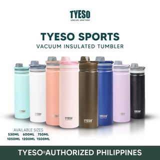 Original TYESO Vacuum Flask Insulated Tumbler Stainless Steel 530ml 750ml