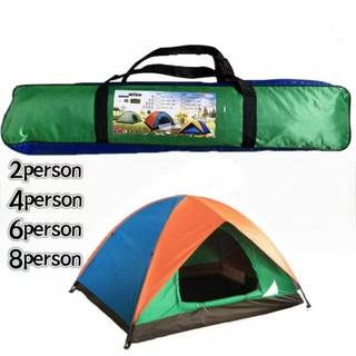 Waterproof Outdoor Camping Tent  dome multi-color 2/4/6 person  camping tent