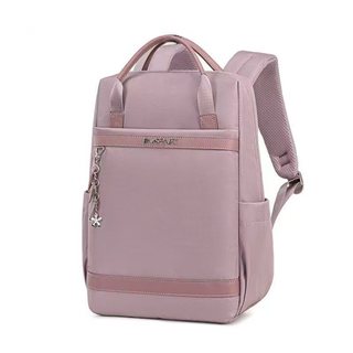 FRIDA BAGS#4056 Functional All in one backpack for school w/hadcarry handle leaf cute chain charm.