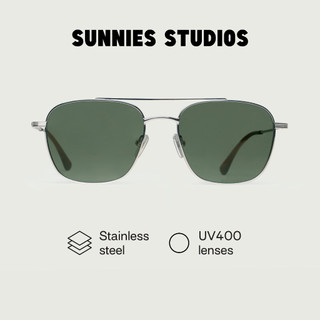 Sunnies Studios Val (Pilot Sunglasses Shades for Men and Women)
