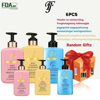 FJ 3Pcs/500ml Fj Niacinamide Body Lotion Malalim Na Moisturizing Pagpaputi At Pagpapaliwanag