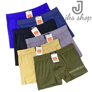 ✔COD 3pcs/6pcs   Plain Boxer Brief high quality 100% cotton for Men