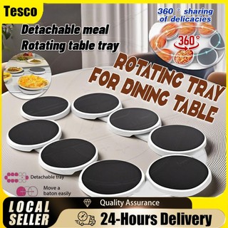 360° Rotating Dining Table Tray Rotating Turn Top Lazy Susan Turntable Convenient Rotating Food Turn