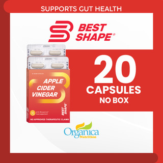 Bestshape Apple Cider Vinegar (20 Capsules) For Better Digestion and Losing Weight [FDA Approved]