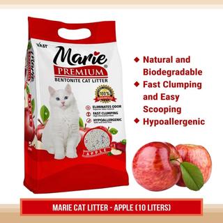 5/10L Marie Premium Cat Cats Litter Sand All Stages Adult Kitten Pet Clumping Absorbent Easy Clean