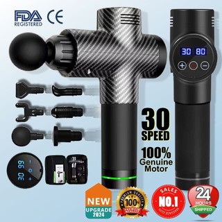 KECAG Professional Massage Gun Massage Machine 30 Speed 6 Head For Muscle Relaxation Fitness