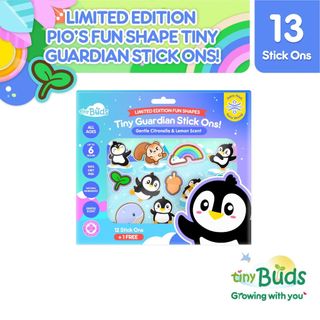 [Limited Edition] Pio's Fun Shapes Tiny Guardian Stick On's 12 +1 Free