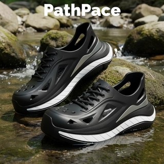 PathPace Men's outdoor sandals, summer odor proof, breathable, waterproof,soft1765764078827