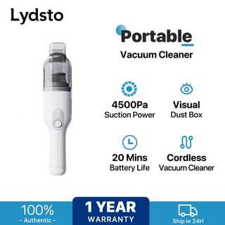 Lydsto H5 Portable Car Vacuum Cleaner 2000mah 4500Pa Rechargeable Handheld Wireless Vacuum Cleaner