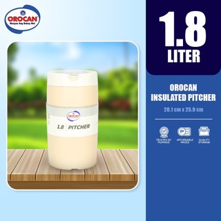 Orocan Insulated Pitcher 1.8L | Pitsel Insulated | Hot or Cold/Malamig Mainit