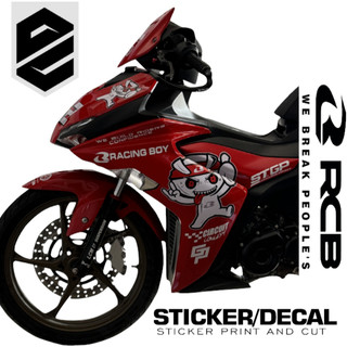 SNIPER 155 YAMAHA RCB RACINGBOY DESIGN STICKER CUTOUTS