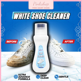 X CLEAN Shoe Cleaner & Whitener with smart brush cleans crevices, removes stains, shines fast