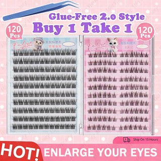 Eyelashes No Need Glue Super Sticky False Eyelashes 10-12mm Glue-free False Eyelashes Self-adhesive