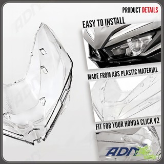Motorcycle Honda Headlight Lens Click V3 Click 125i /150i V2 V3 Fairings Accesories Adnracing A128