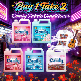 [Buy 1 Take 2] Comfy Fabric Conditioner 1000mL Hypoallergenic Long Lasting Scent