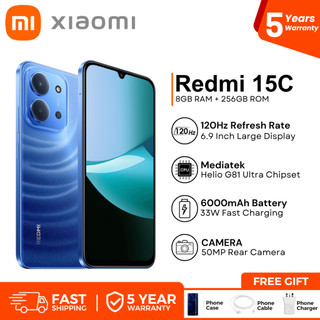 Redmi 15C (8GB+256GB) 6.9" 120Hz Dot Drop Display MediaTek Dimensity 6300 l 50MP AI triple camera