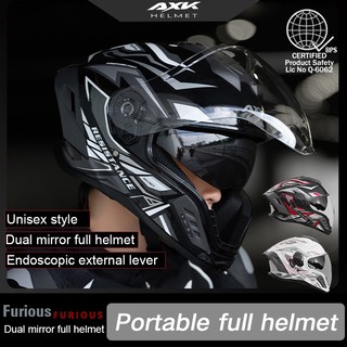 AXK 905 Helmet Full face  Anti-Fall & Sun Protection 54CM-62CM With  ICC