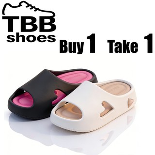 Buy 1 take 1 Korean Style Women's Slippers - 3 Color Options  | Trendy K-Fashion Heel height 5cm