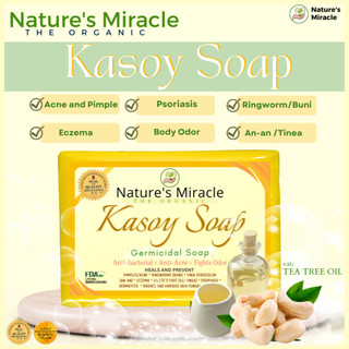 Nature's Miracle Kasoy Soap Original Eczema Remover Psoriasis Remover Acne Pimple Remover An-an Buni