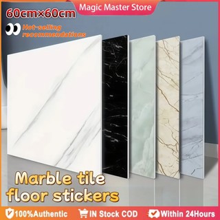 60x60 cm Wall Tile Sticker Wallpaper Tile Floor Sticker Marble Self-adhesive Waterproof