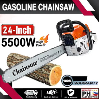 New Gasoline Chainsaw High Powe Heavy Duty 20/24/36 inches Portable Original Chainsaw Gasoline Steel
