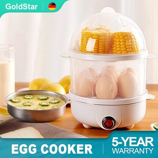 Gold Star 1/2Layer Electric Egg Boiler Egg Steamer Multifunctional Steamer For Food Breakfast Cooker