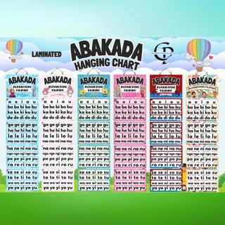 CP ABAKADA HANGING CHART LAMINATED A4 SIZE READING FOR BEGINNERS TRENDING BEST SELLER DIFFERENT THEM