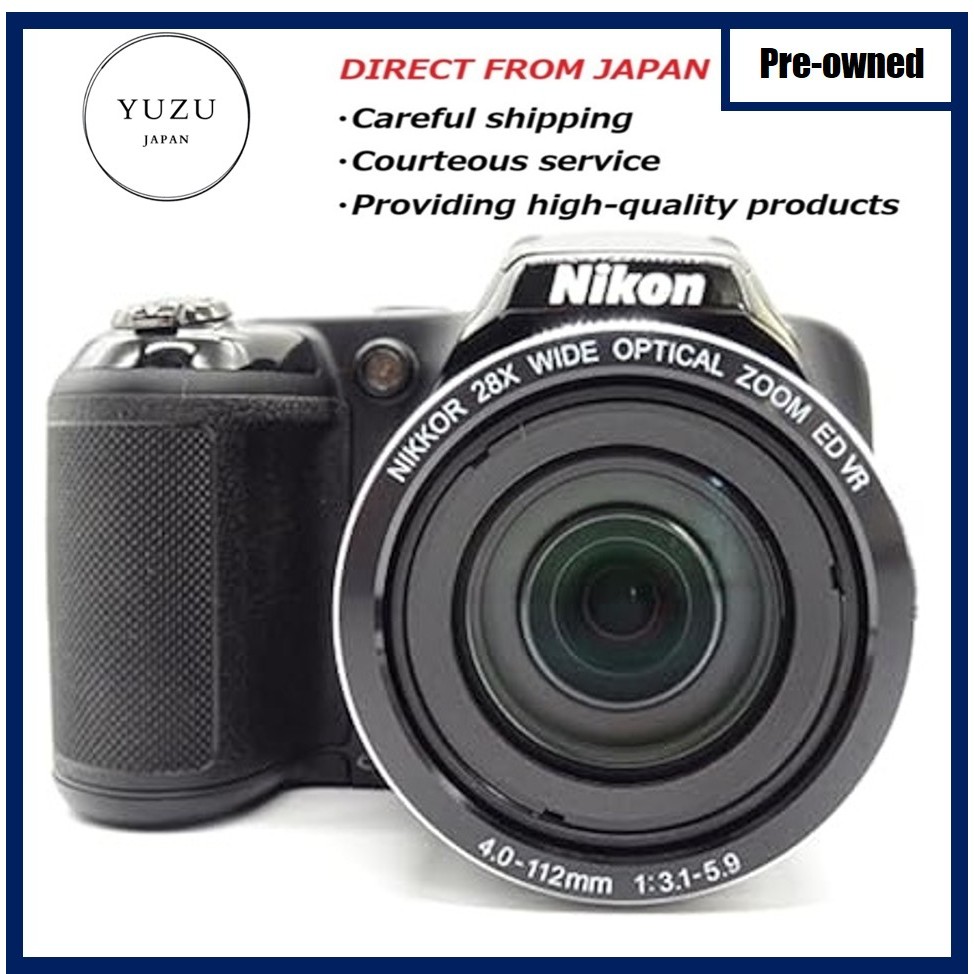 Pre-owned Product Nikon COOLPIX L340 **20.2MP** Digital Camera w/ **HUGE 28X Optical Zoom** NIKKOR L