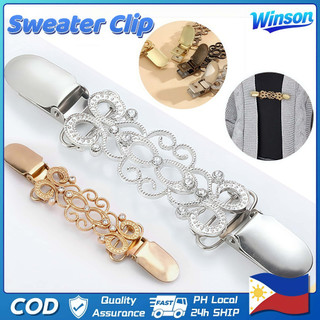 Fashion Shawl Brooch Sweater Blouse Pin Duck Clip Clasps Cardigan Metal Buckle Clothes Decoration