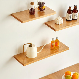Floating Shelves Wall-Mounted Storage Shelf for Living Room, Bedroom, Kitchen Sturdy Modern Decor