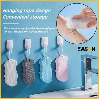 EasonShop COD Exfoliating Bath Sponge – Soft Body Scrubber for Babies & Adults, Dead Skin Remover
