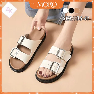 MOKO Sandals For Women New Two Strap Sandals Thick Soled Soft Casual Outdoor Ladies Sandals DS0012