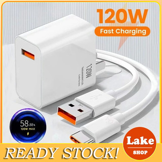 Type C Charger Fast Charging Power Adapter with 6A Charging Cable for Mobile Phones
