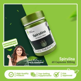 Simplee Spirulina – 500mg | 60 Capsules – Supports Daily Nutrition, Energy & Immune Function [1]