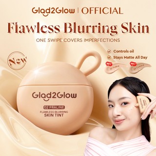 Glad2Glow Flawless Blurring SKINTINT High Coverage Lightweight Foundation Concealer 30ml Cowgirl
