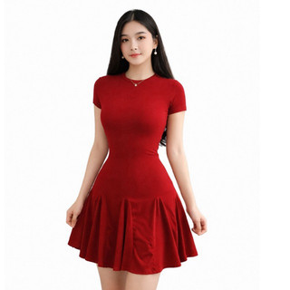 WD Molly skater plain women dress